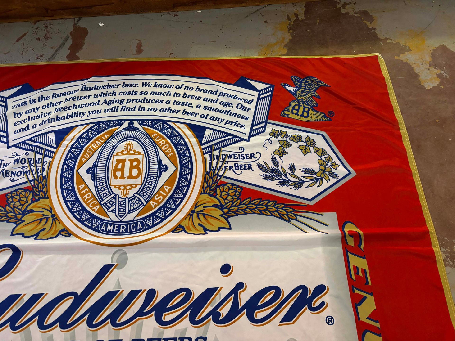 Drapeau Budweiser – King of Beers