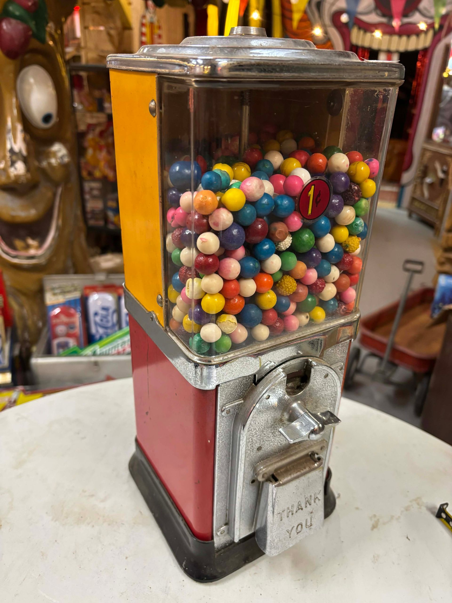 Distributeur de Bonbons / Chewing-Gum Vintage – USA – Années 1960-70