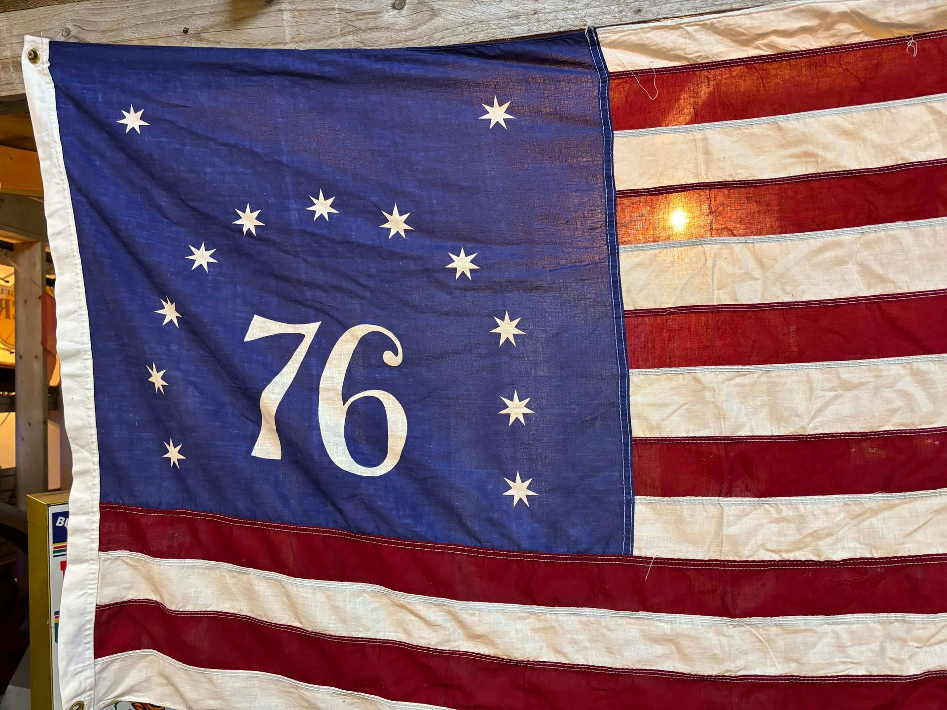 Drapeau américain ancien – Modèle « 76 » – Style Betsy Ross – USA