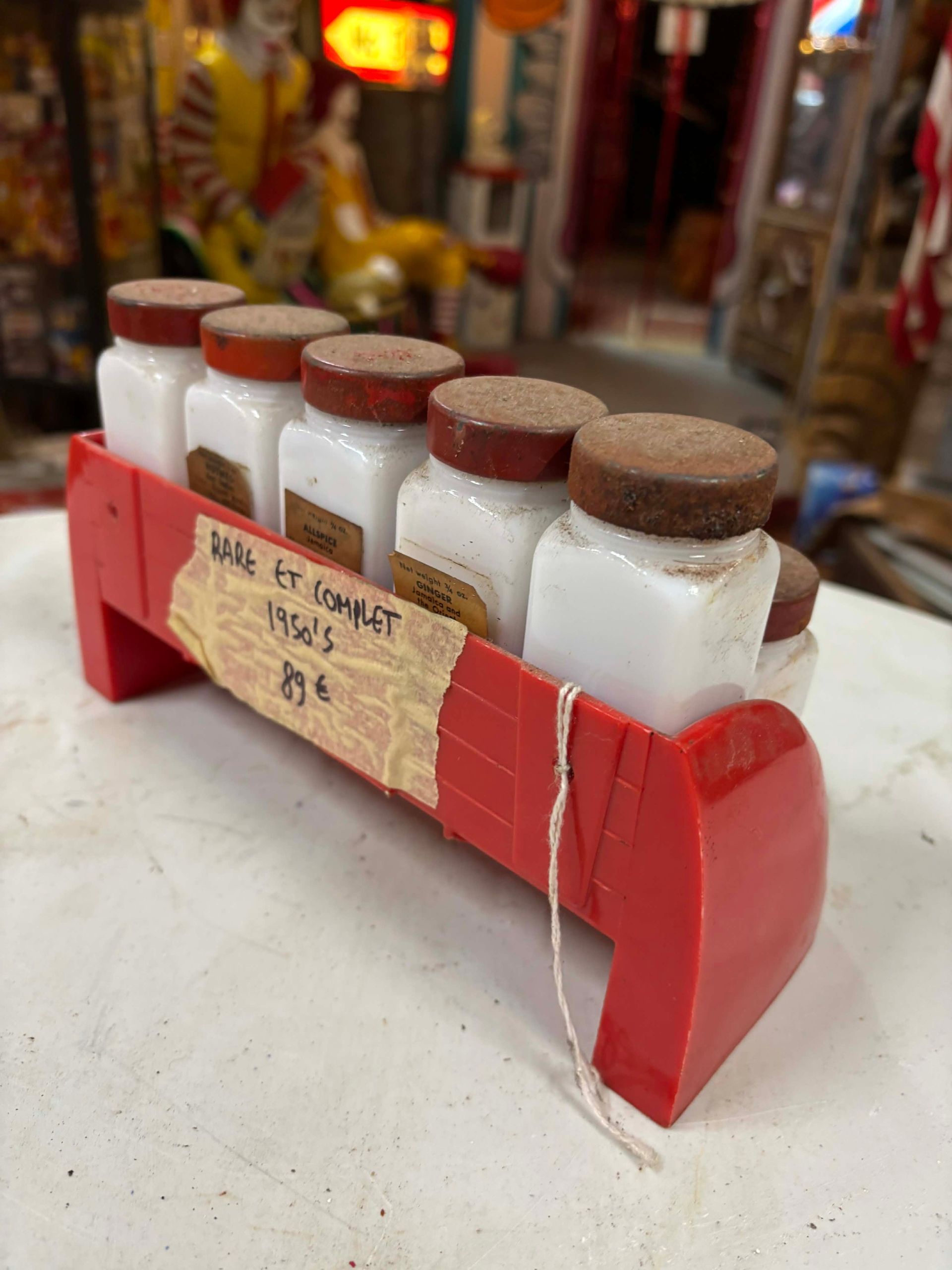 Ensemble de Pots à Épices Vintage – Griffith’s Laboratories – USA – Années 1950