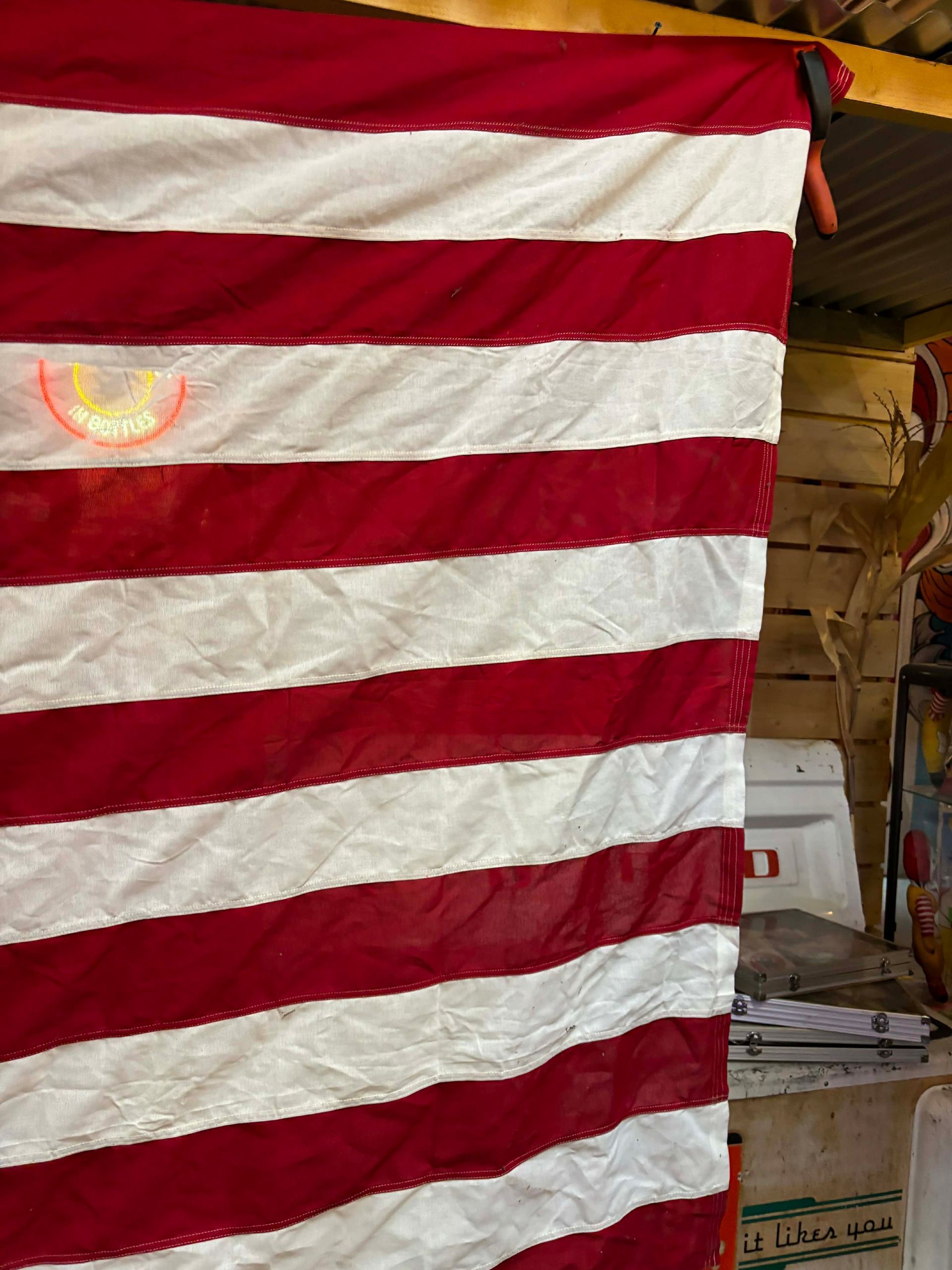 Drapeau américain USA – 50 étoiles brodées – Très grand format