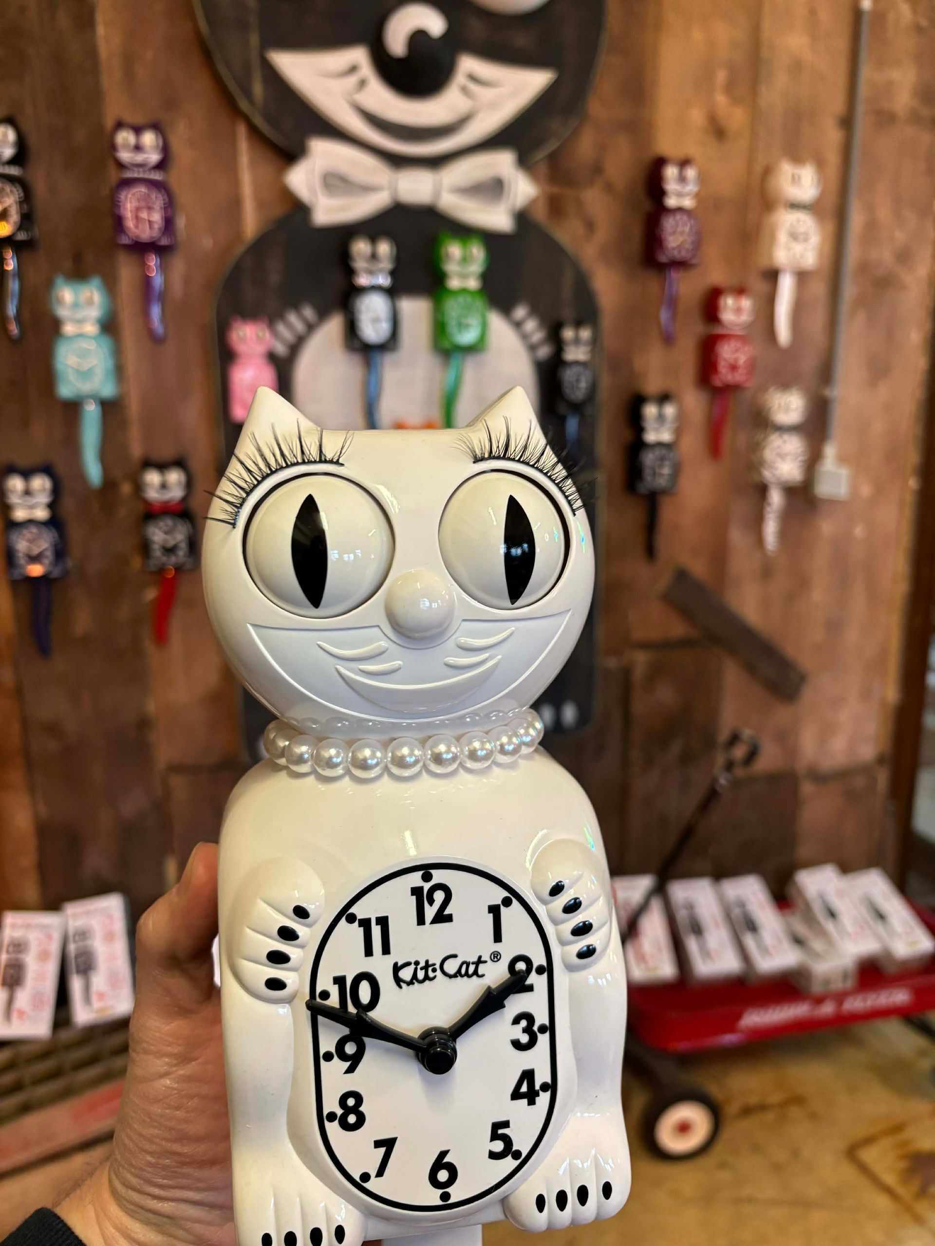 Kit-Cat Klock – Blanc Lady Édition Limitée