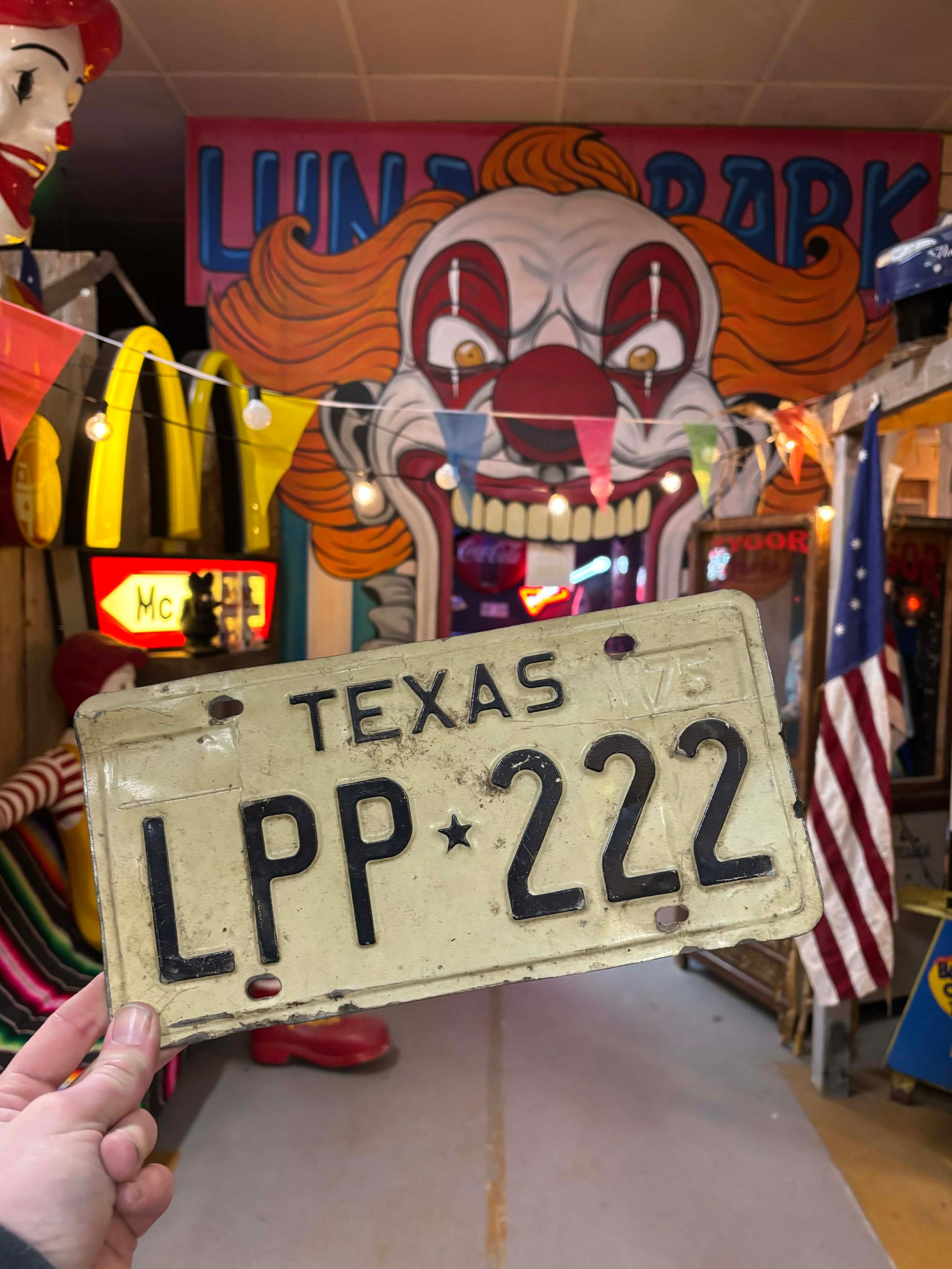 Plaque d’immatriculation US authentique – Texas – Ancien modèle