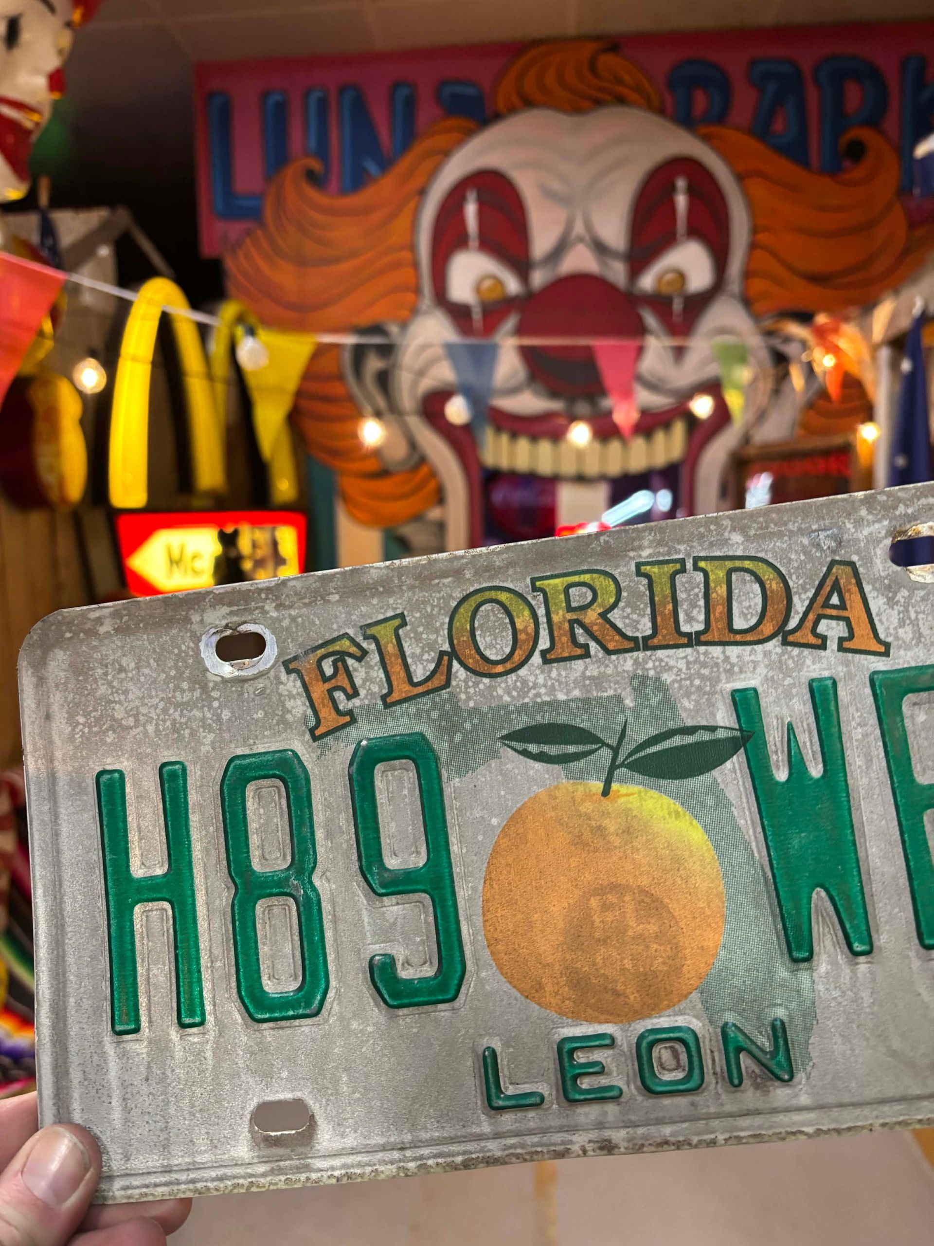 Plaque d’immatriculation US authentique – Florida – Leon County