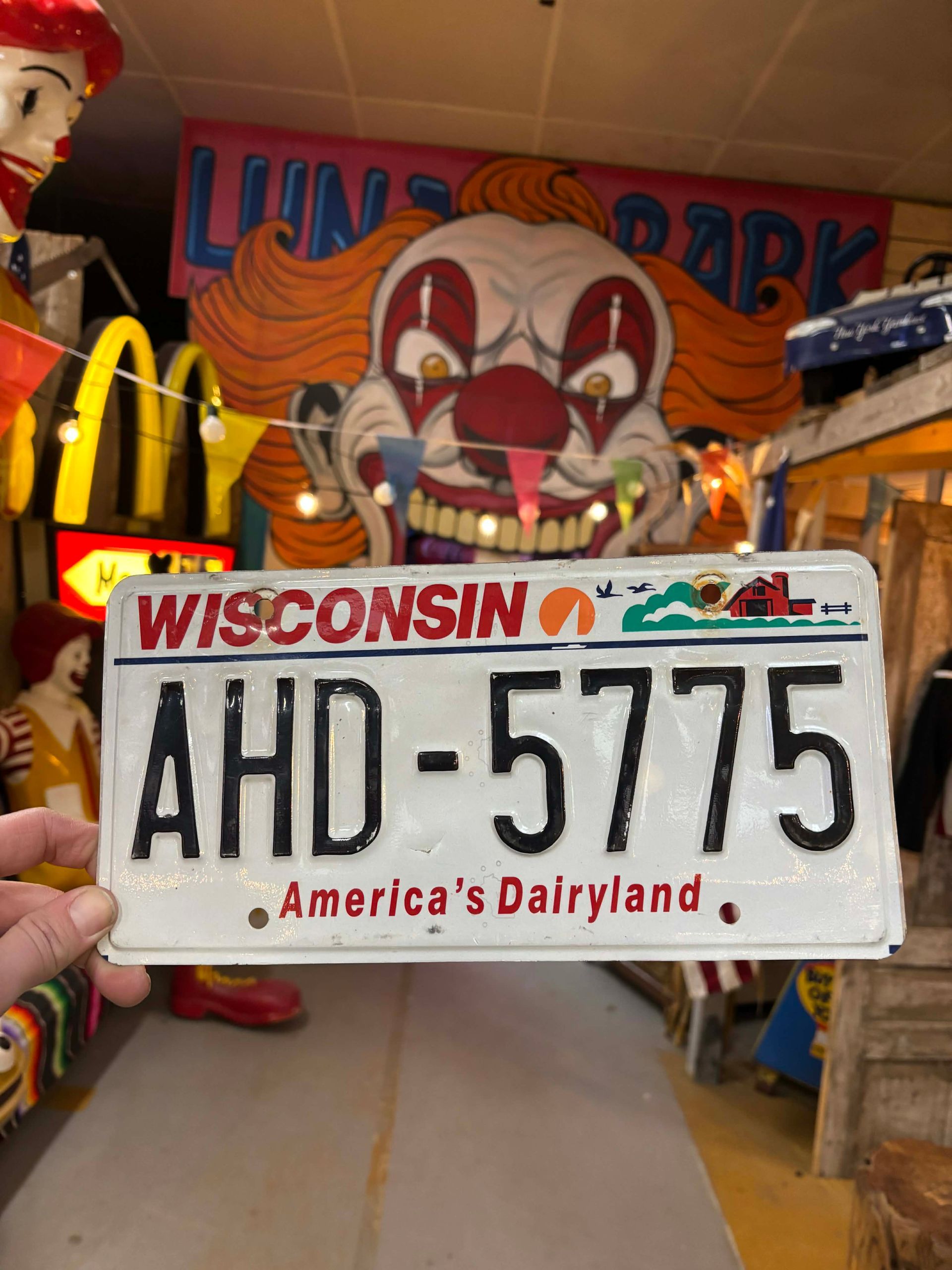 Plaque d’immatriculation Wisconsin – USA