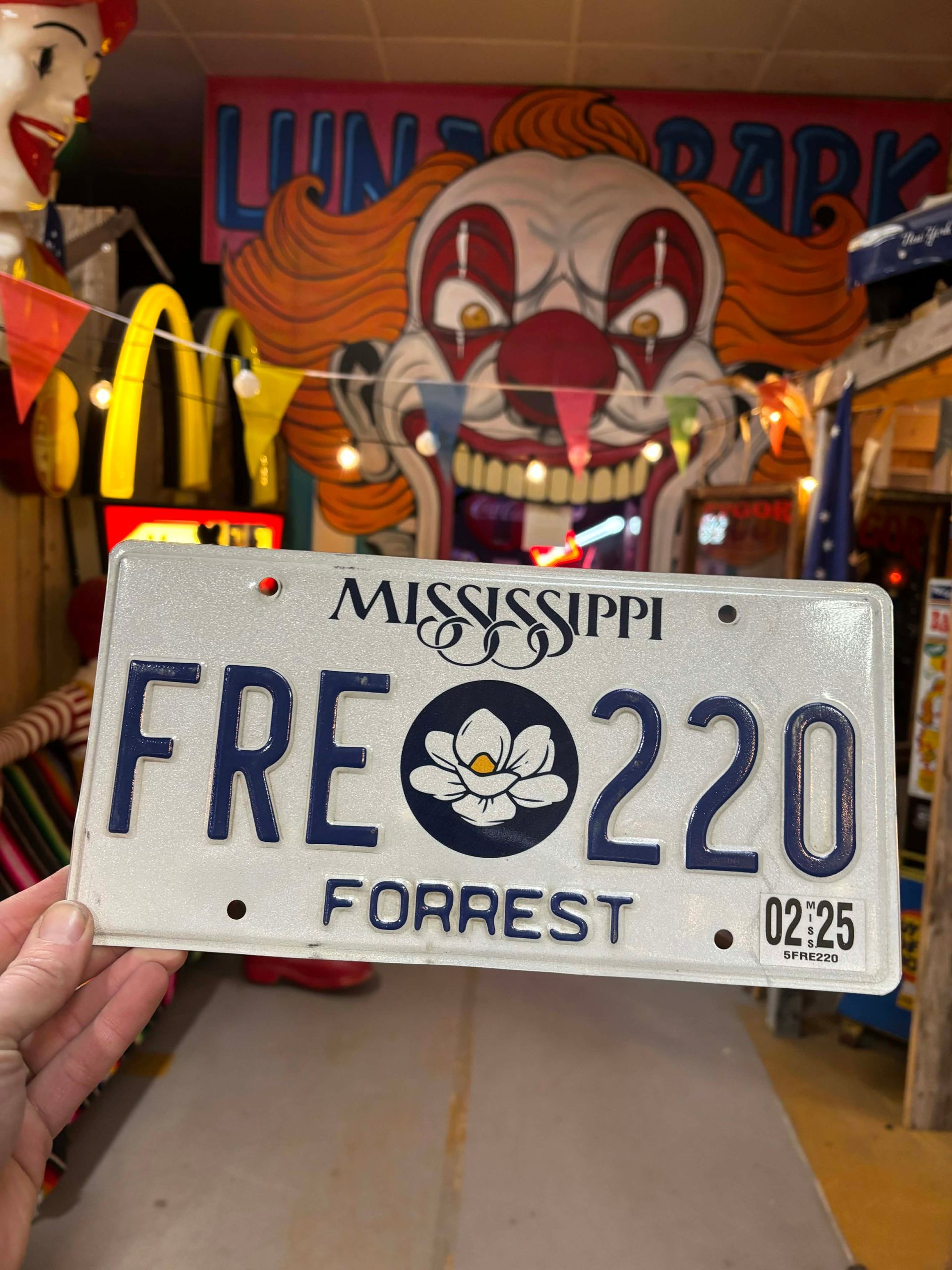 Plaque d’immatriculation Mississippi – USA