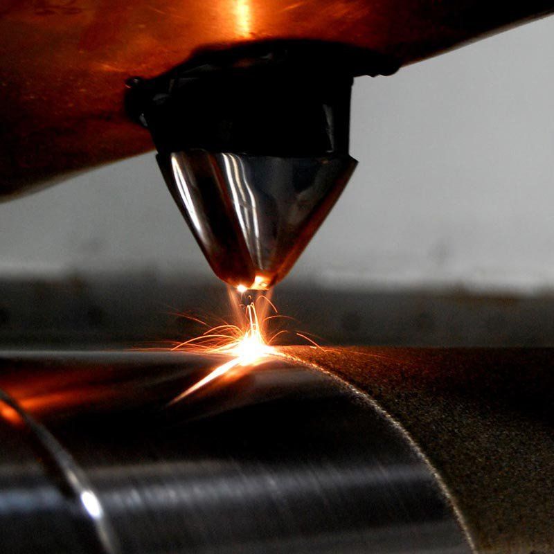 laser application of nickel chrome hardfacing