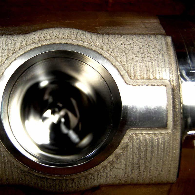 laser cladding applied hardfacing