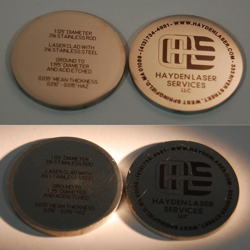 laser applied hardfacing