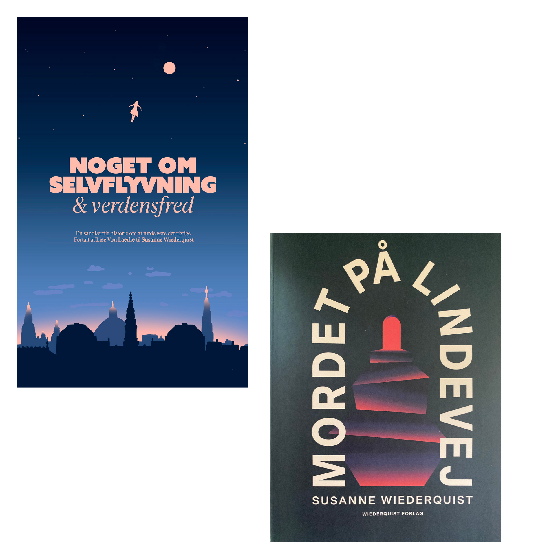 Forsiderne på bøgerne