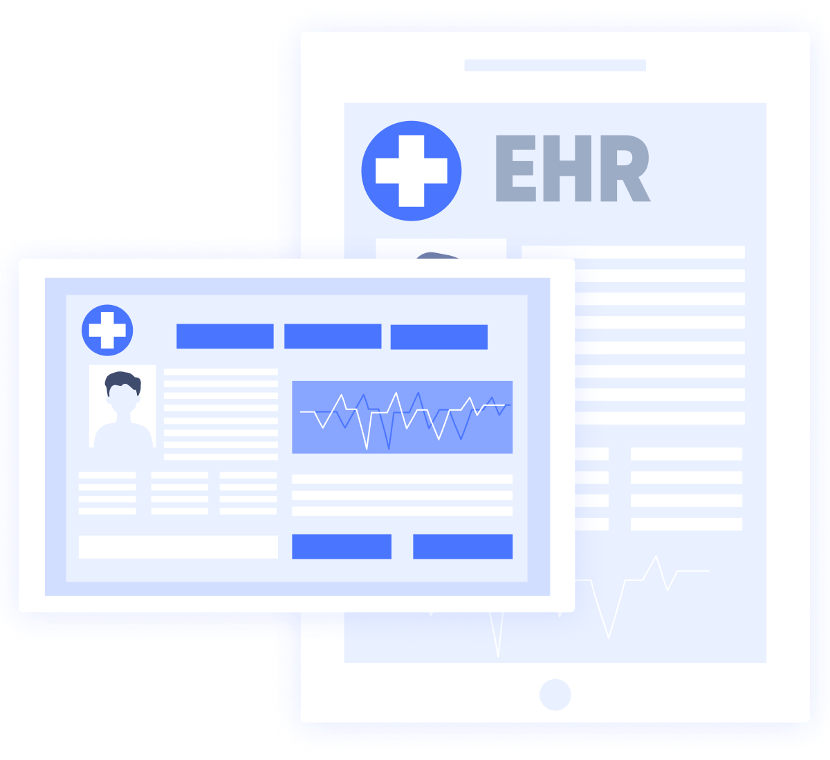 EHR or Electronic Health Record Medical Backend Cloud