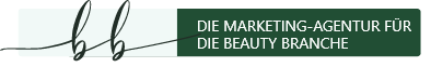 A logo for die marketing-agentur fur die beauty branche