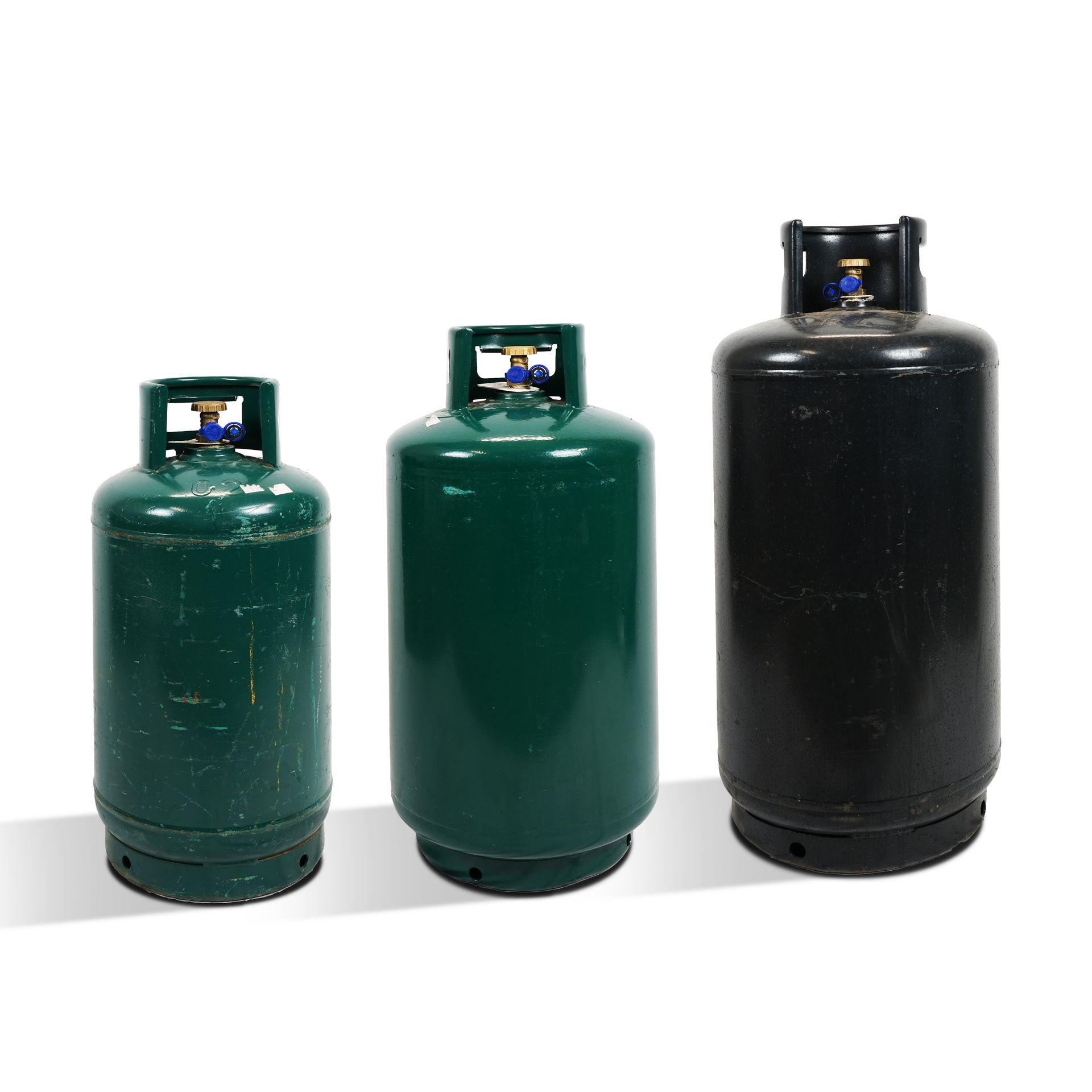 bombole a gas azzurre