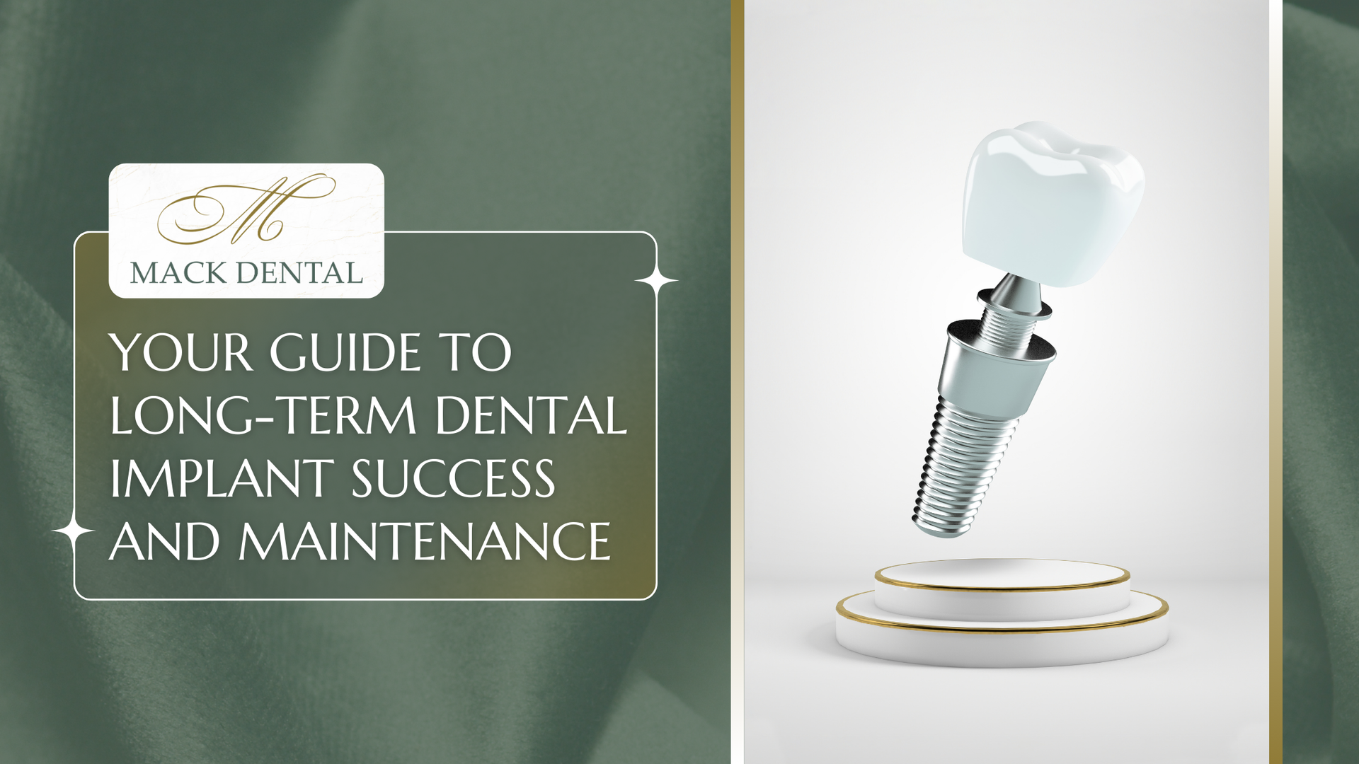A guide to long-term dental implant success and maintenance