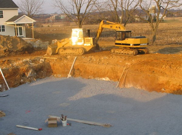 Excavating projects