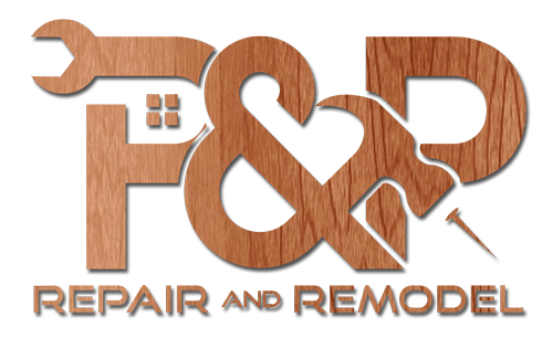 p & p repair and remodel logo