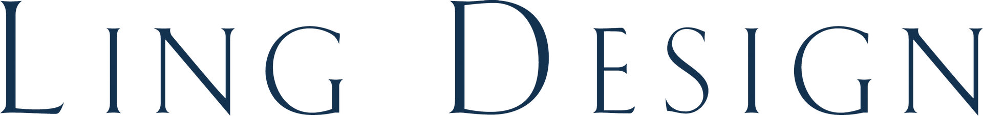 The word ling design is on a white background