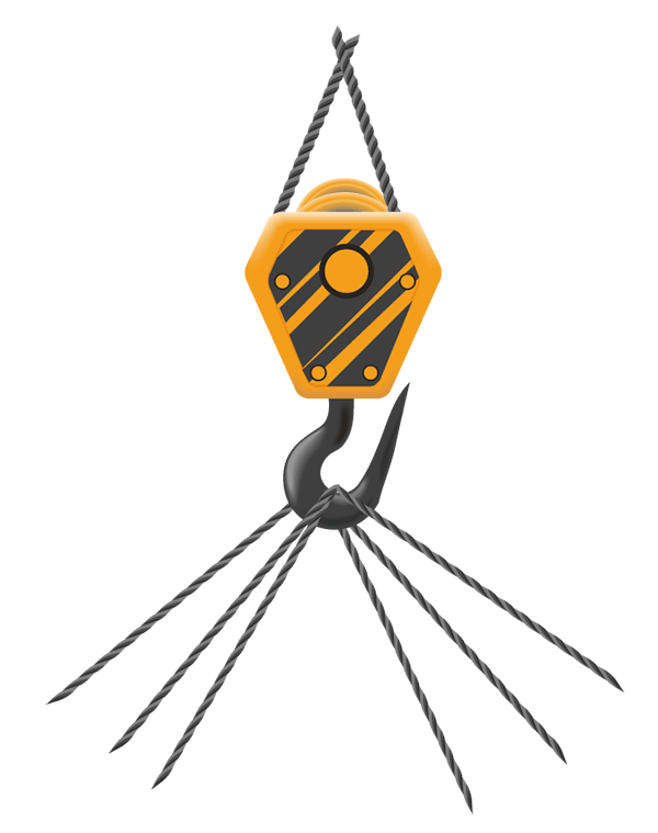 crane hook example for wire rope