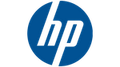 HP logo: white 