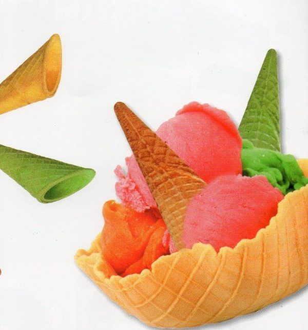 Cialde e coni per gelato