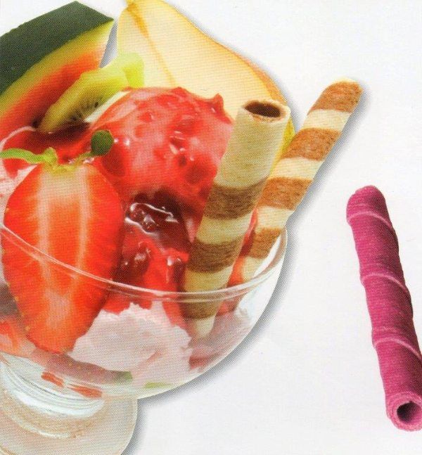 Biscotti per guarnire il gelato