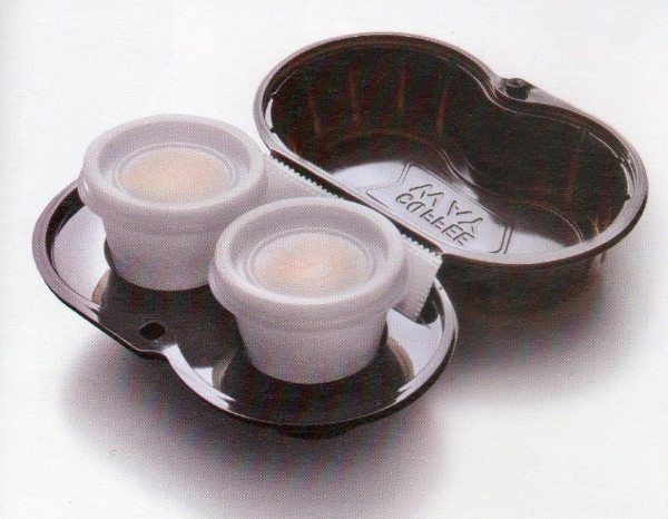 portacaffè in plastica