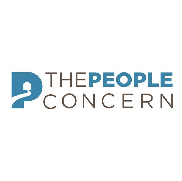 The people concern logo on a white background