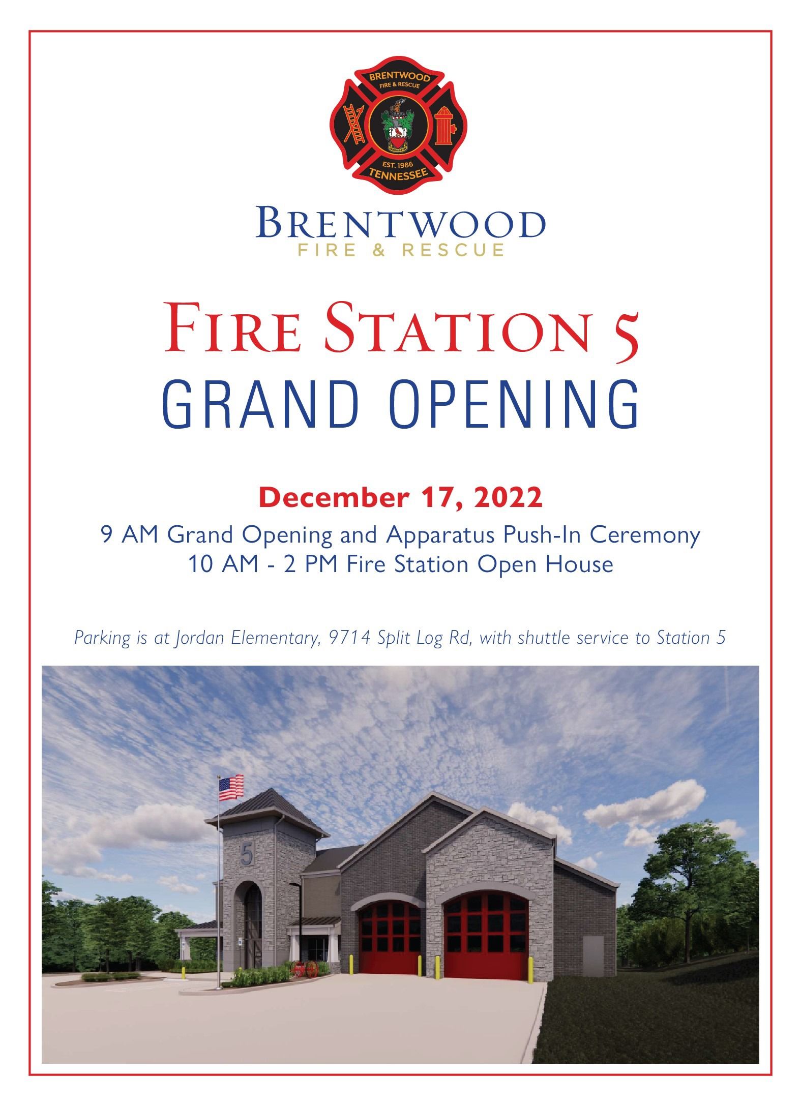 Fire Station 5 Grand Opening