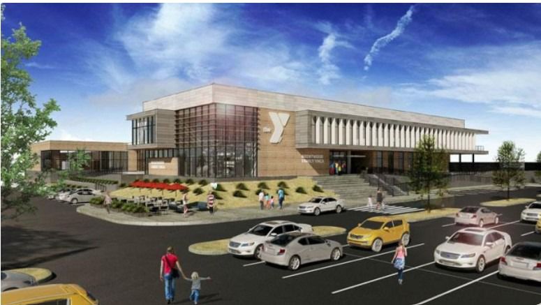 Rendering of the Concord Rd YMCA after renovations