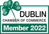 The dublin chamber of commerce logo for 2022