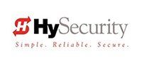 The hy security logo is simple , reliable , secure.