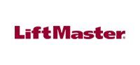 The liftmaster logo is red and white on a white background.