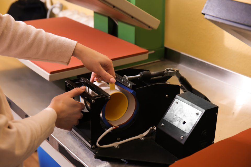 nastro con il logo della propria azienda