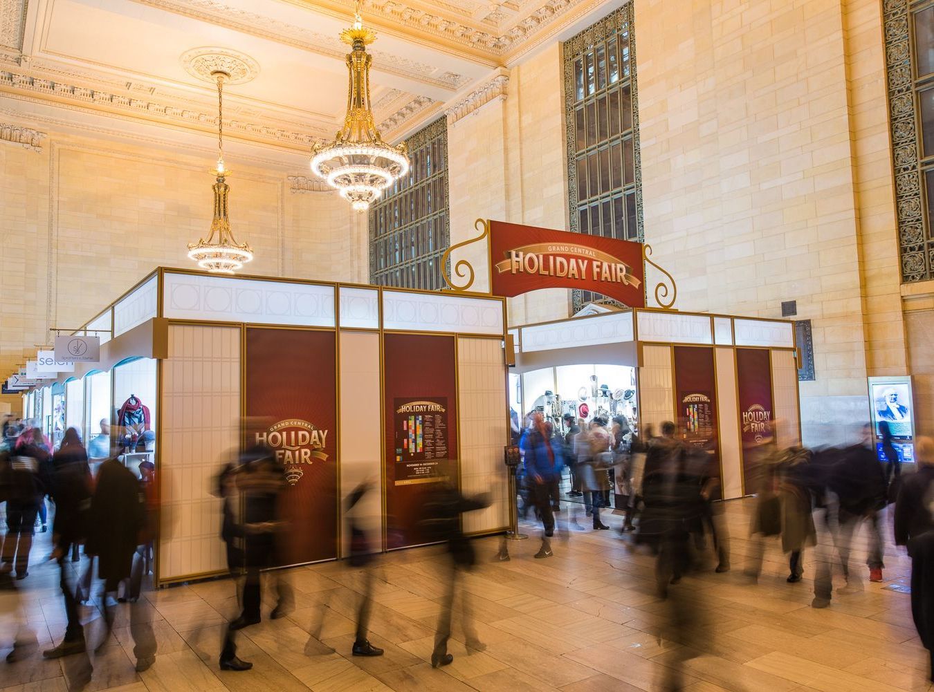 this is an image of Grand Central's Holiday Fair market.