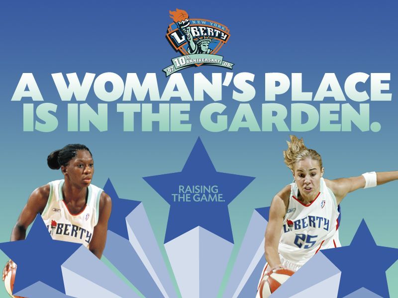 A woman 's place is in the garden billboard