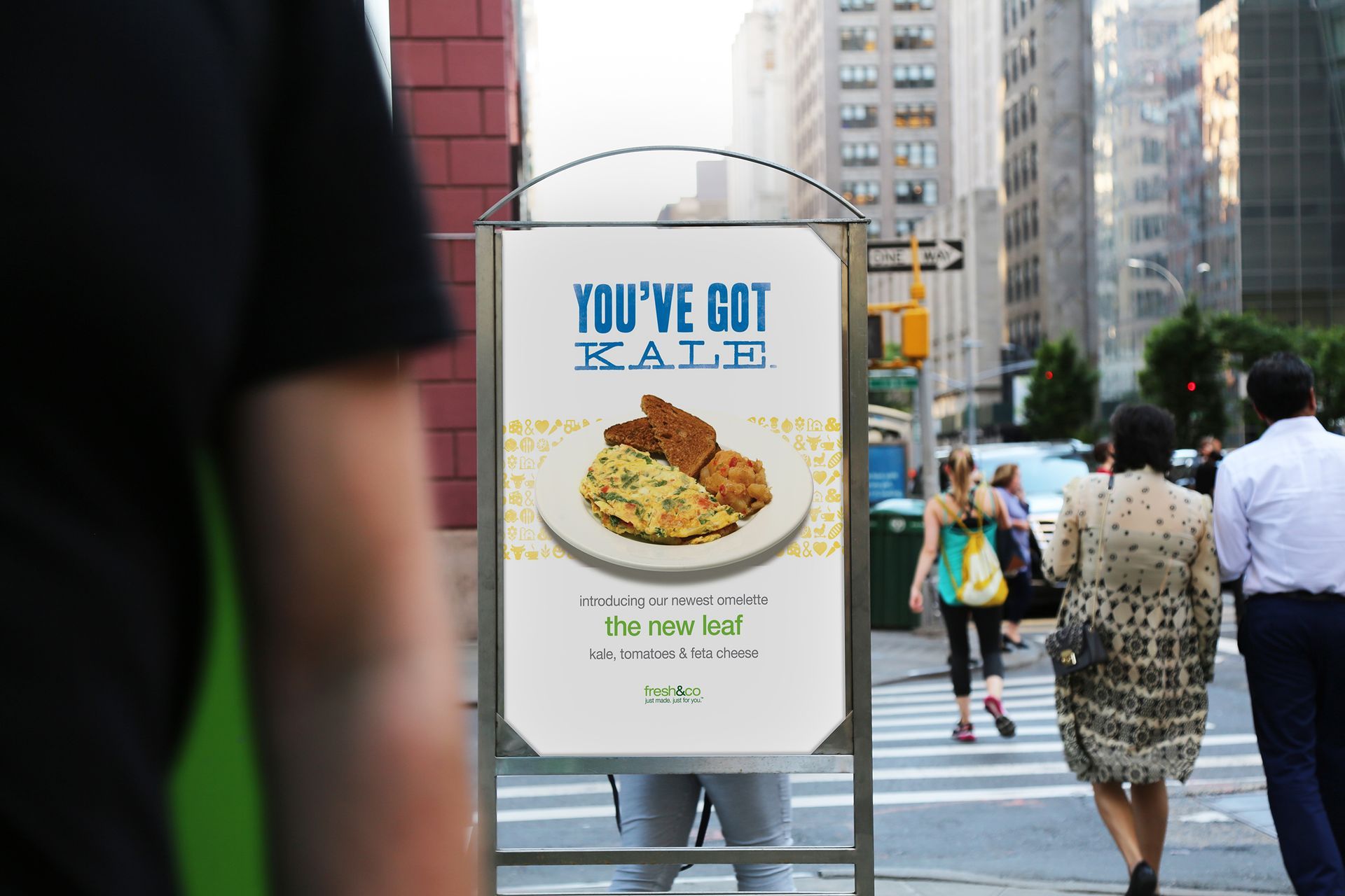 A sign on a pole that says `` you 've got kale ''