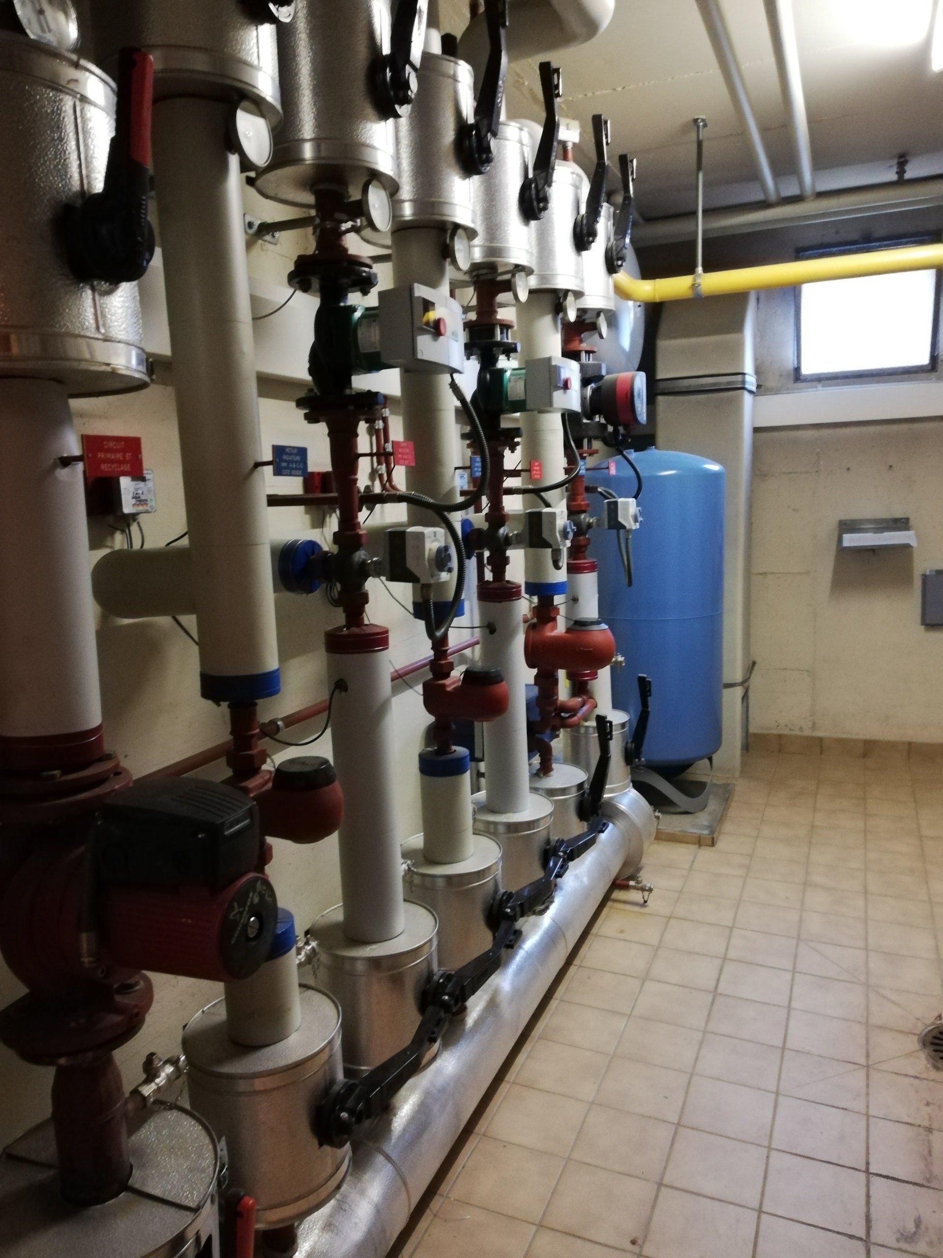 salle technique d'immeuble