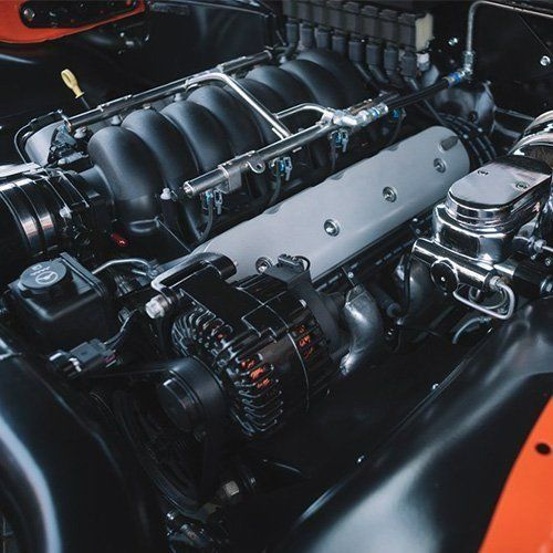 A Close Up Of The Engine Of A Car — P & M Performance & Mechanical In Bungalow, QLD