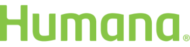 The humana logo is green and white on a white background.
