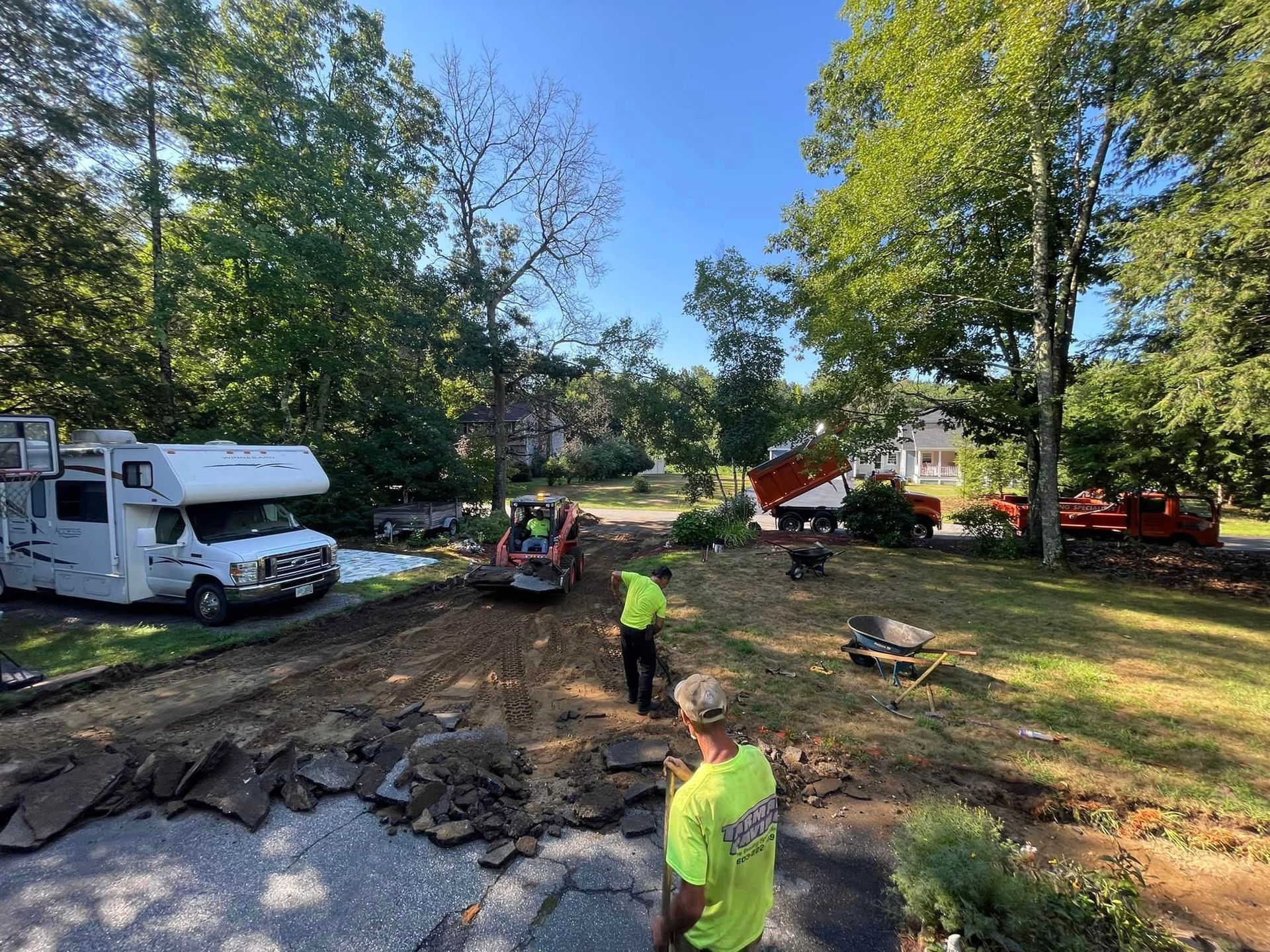 Doing Work Under Trees | Manchester, NH | Tarmac Paving