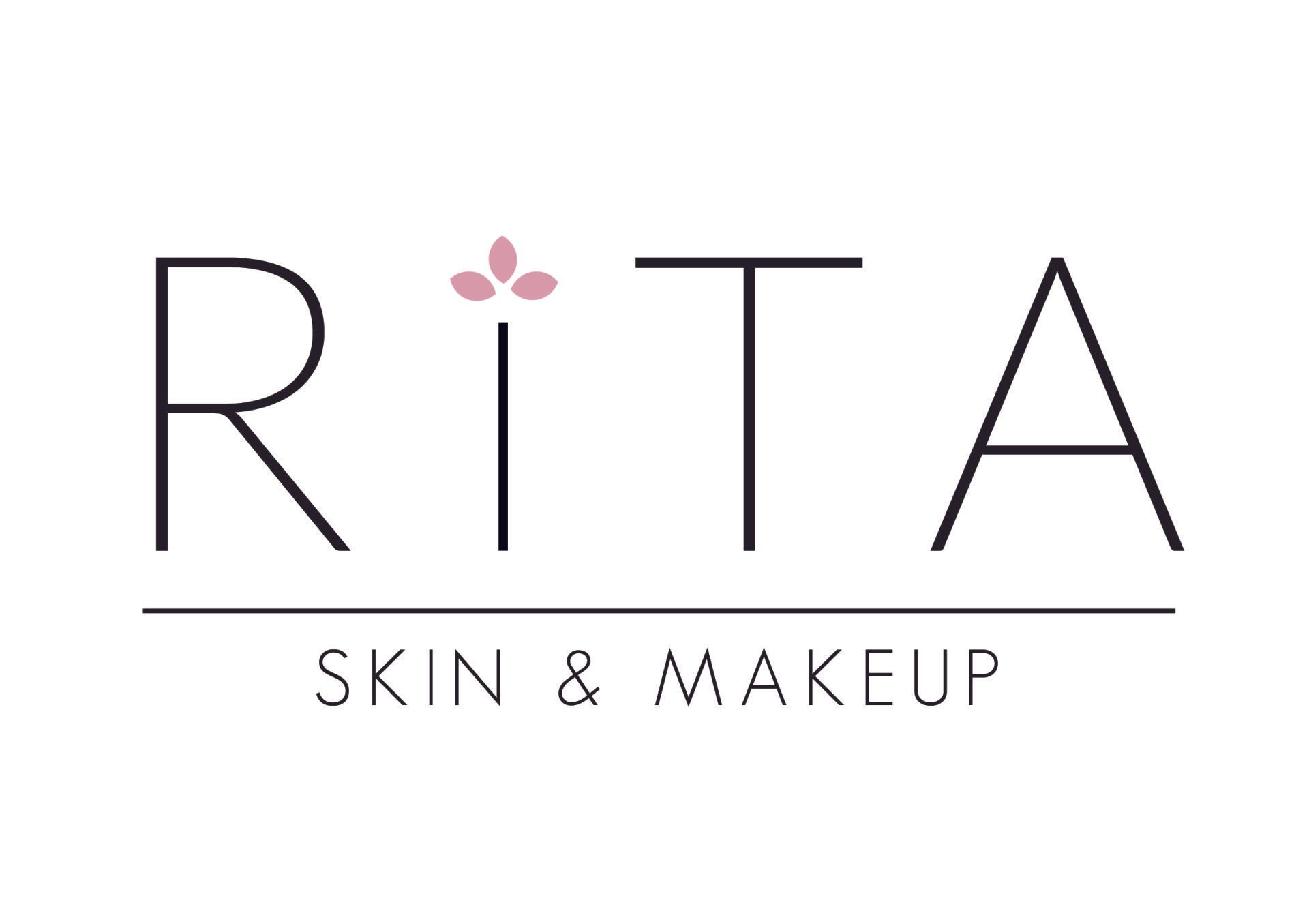 It is a logo for rita skin and makeup.