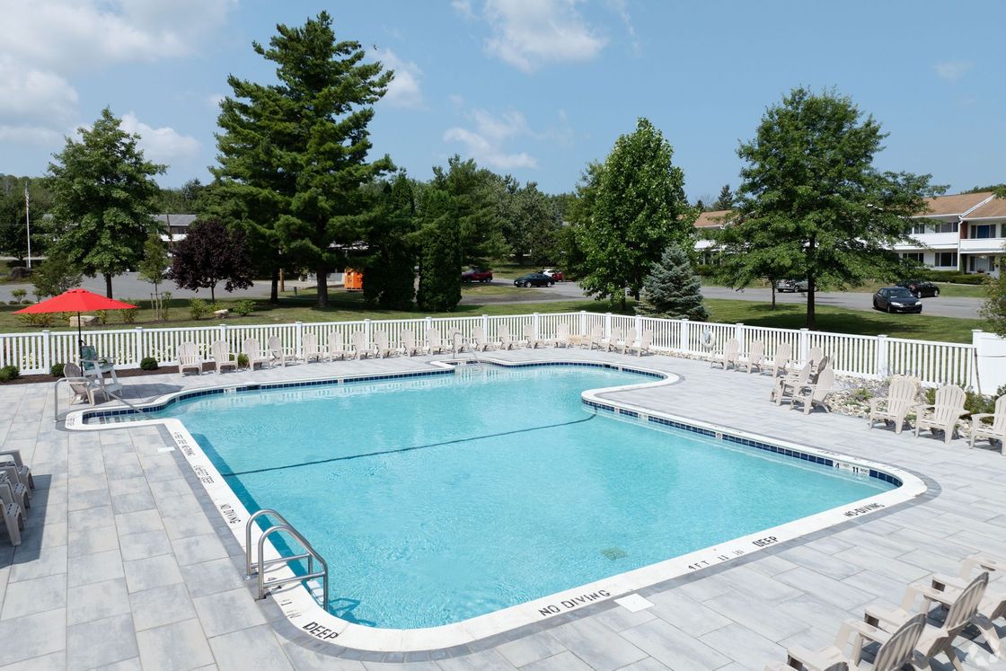 Swimming pool and chairs