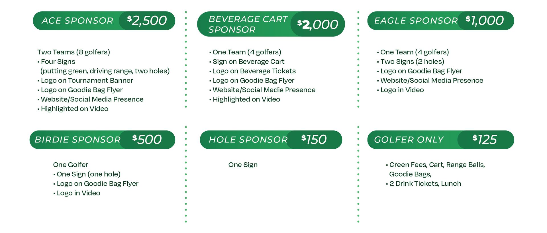 2025 Golf Tournament Flyer