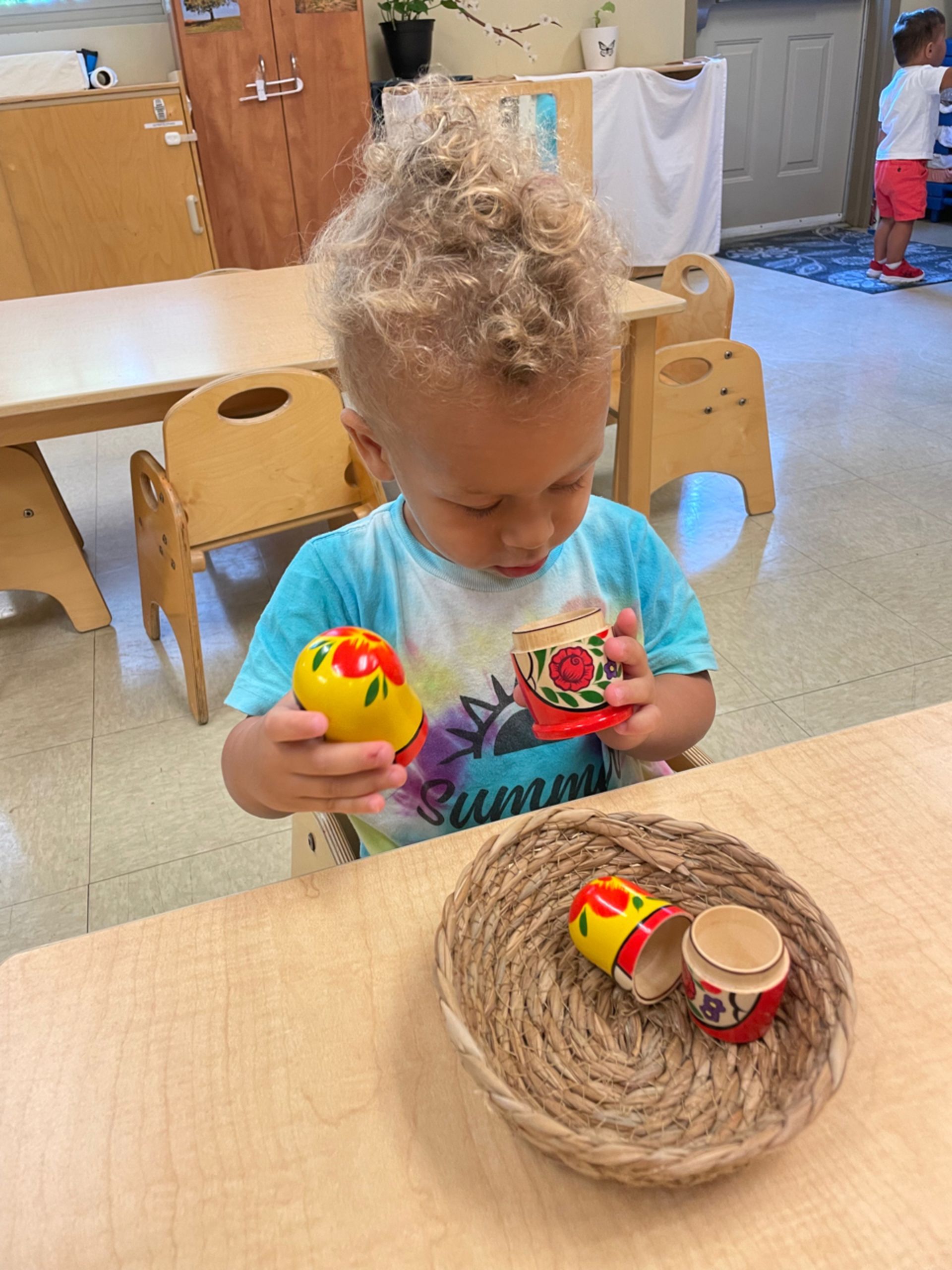 montessori child practical life activity