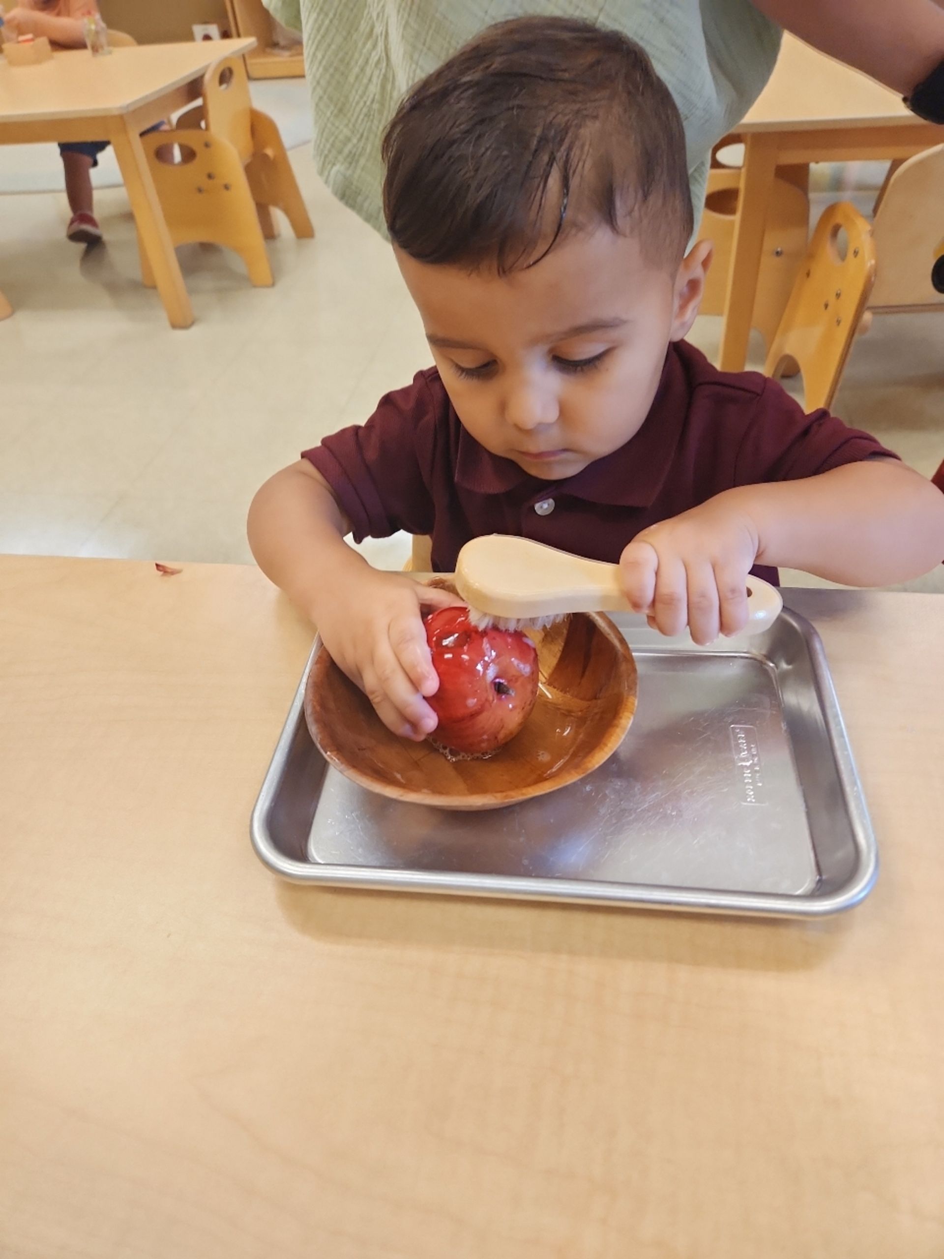montessori child practical life activity