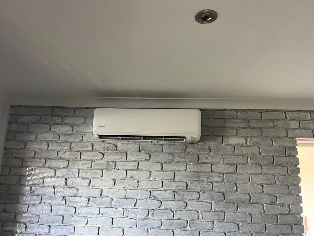 An Air Conditioner On Wall