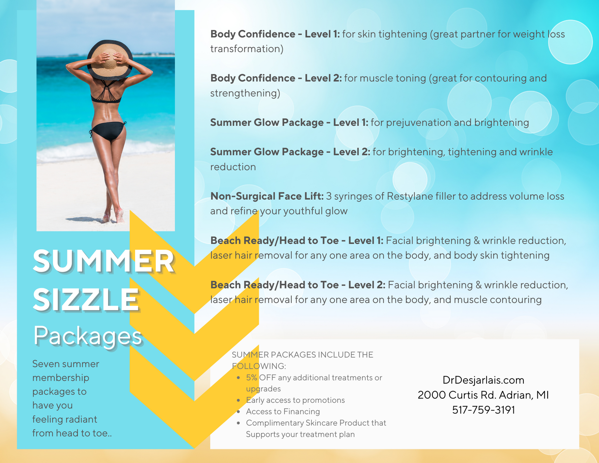 We're here to help you step into the new year, looking and feeling your best. New Year, New You! Check out these body transforming treatments that will leave you feeling 