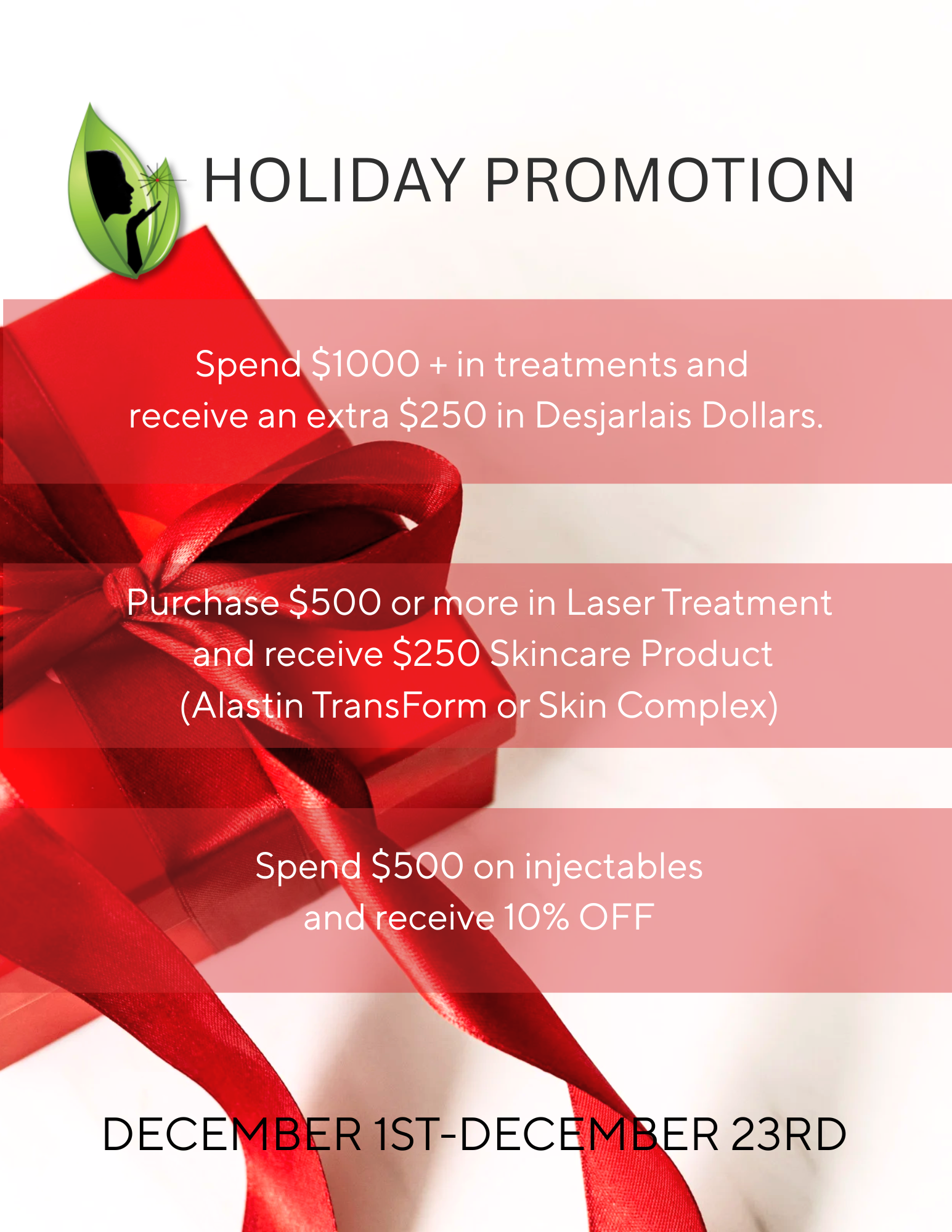 August Aesthetic Center Specials: Teacher's Edition