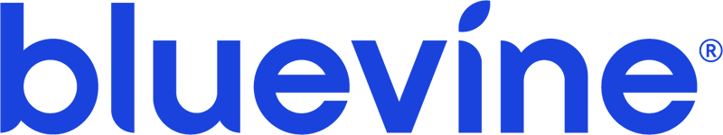 Bluevine logo. Blue text on a white background.