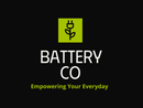 A logo for a company called battery co empowering your everyday.